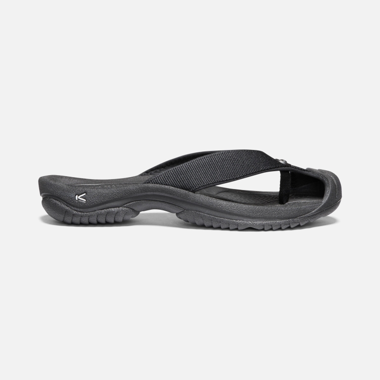 Keen Waimea H2 Flip Flops - Men's Black Sandals